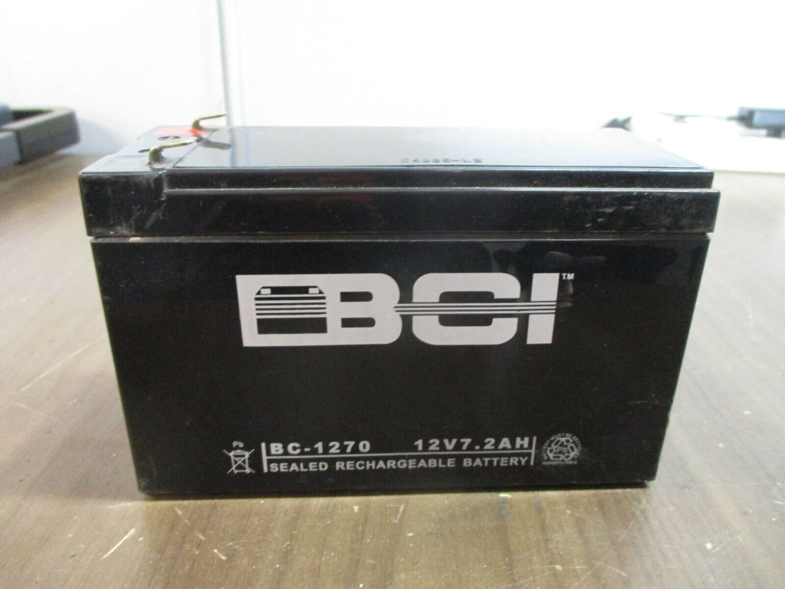 BCI Sealed Rechargeable Battery BC-1270 12V7.2AH 2AH Used