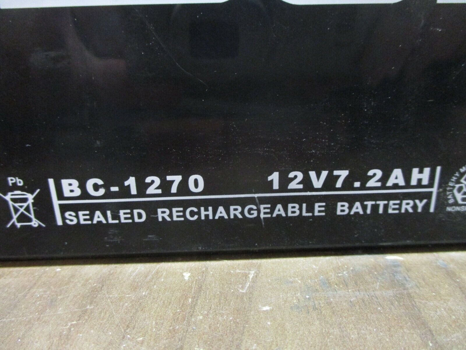 BCI Sealed Rechargeable Battery BC-1270 12V7.2AH 2AH Used