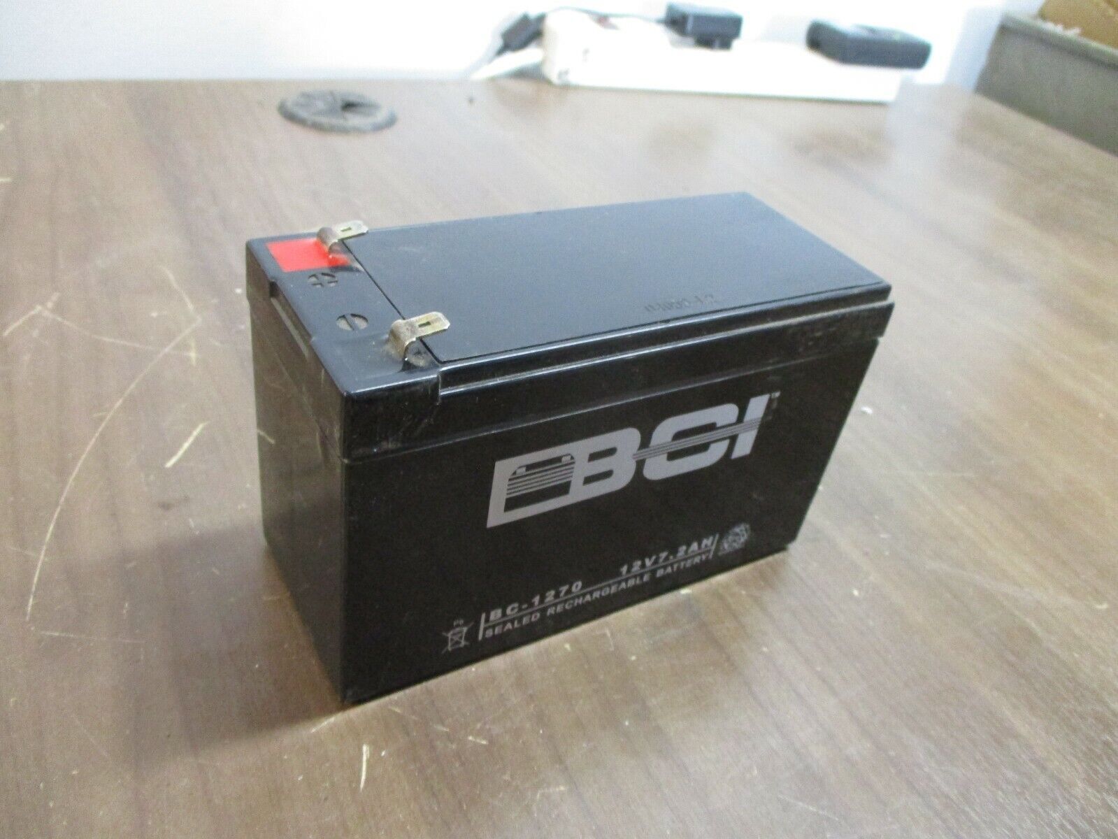 BCI Sealed Rechargeable Battery BC-1270 12V7.2AH 2AH Used
