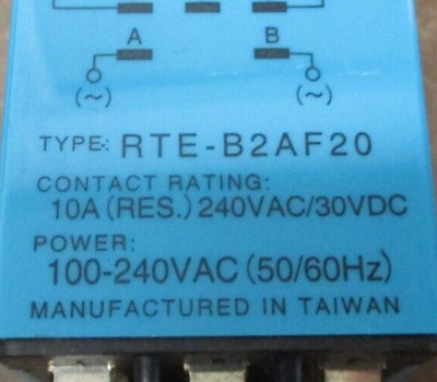 IDEC Electronic Timer RTE-B2AF20 Used