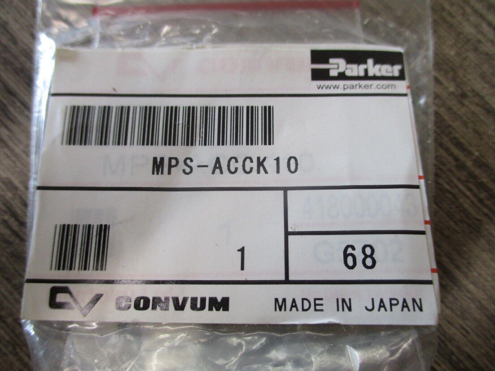 Parker Pneumatic Pressure Sensor MPS-P34N-PCIK 4-20MA New Surplus