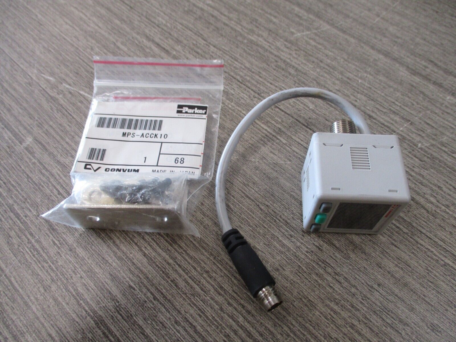 Parker Pneumatic Pressure Sensor MPS-P34N-PCIK 4-20MA New Surplus