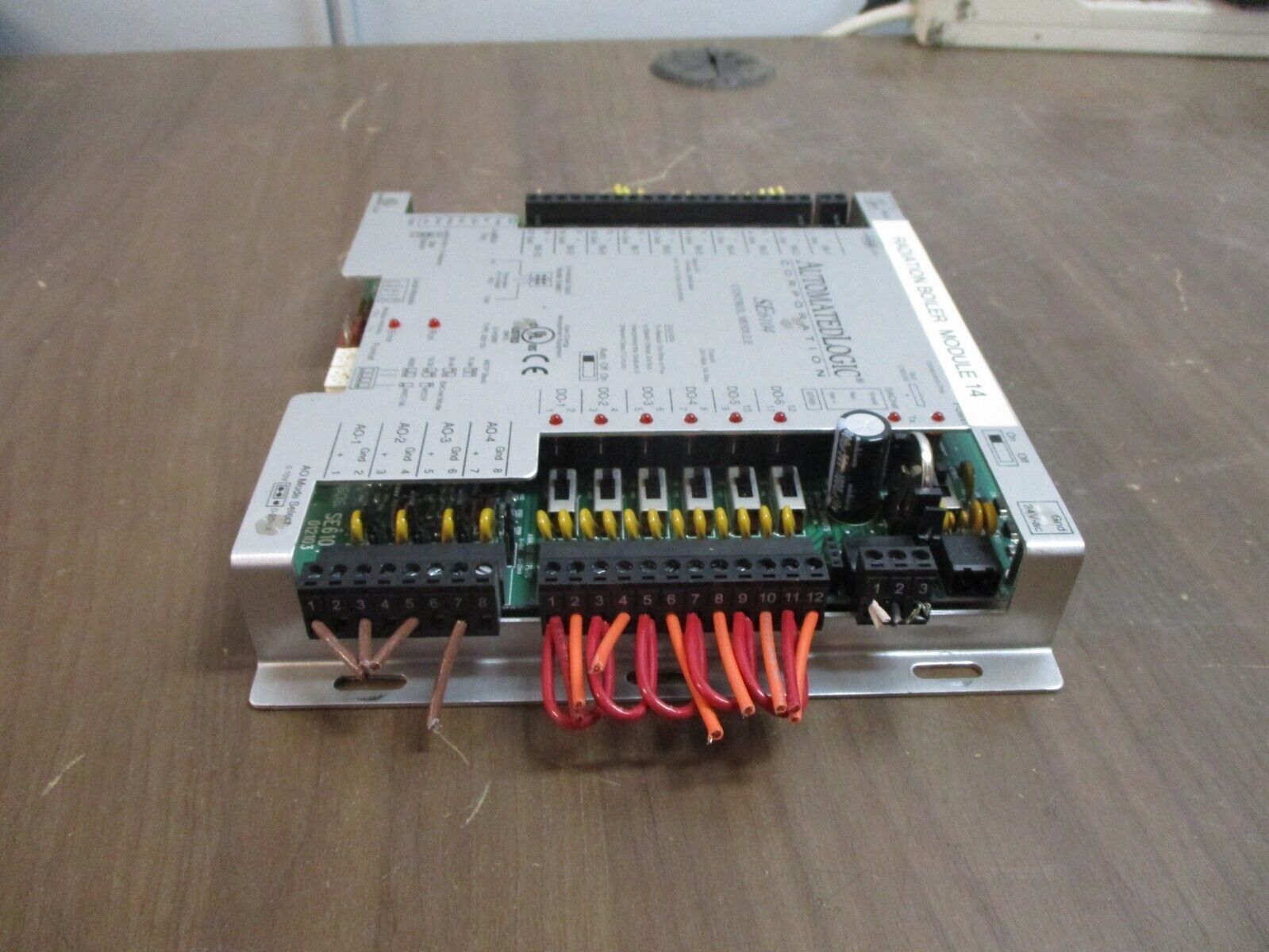 Automated Logic BACnet Control Module SE6104 Input: 10V 20mA Output: 24V 3A Used