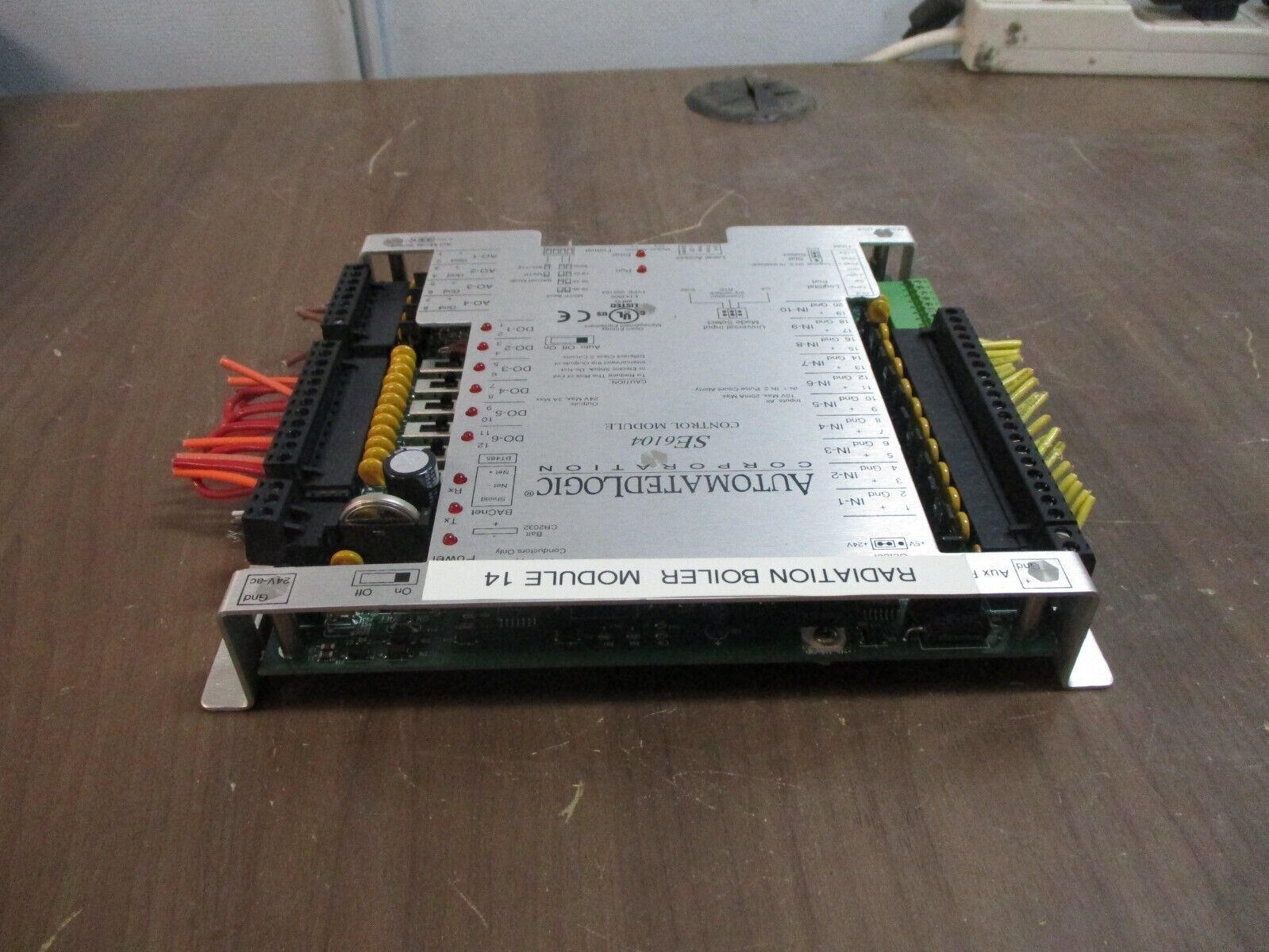 Automated Logic BACnet Control Module SE6104 Input: 10V 20mA Output: 24V 3A Used
