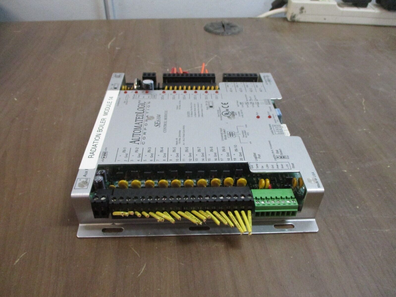 Automated Logic BACnet Control Module SE6104 Input: 10V 20mA Output: 24V 3A Used
