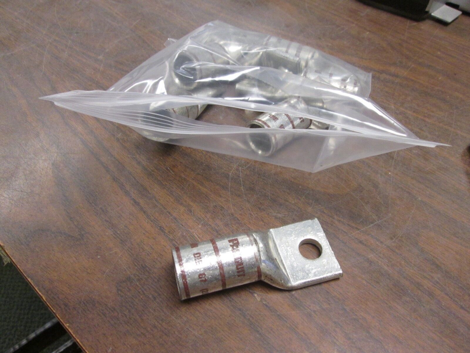 Pandiut Crimp Lug LCA500-12 1-Hole *Lot of 7* New Surplus