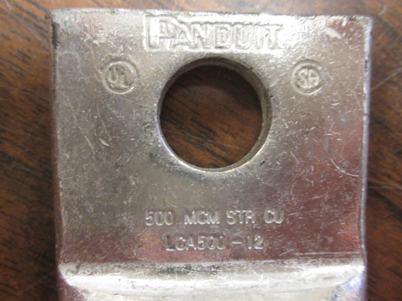 Pandiut Crimp Lug LCA500-12 1-Hole *Lot of 7* New Surplus