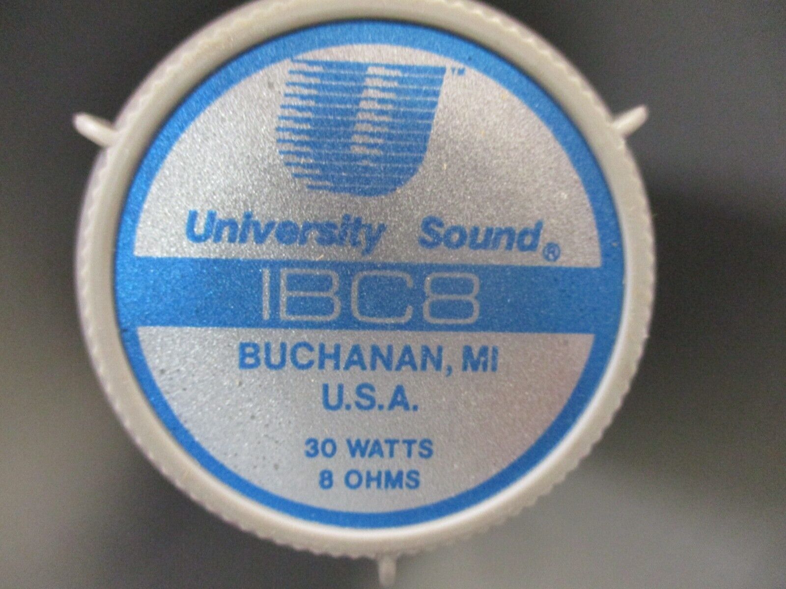 University Sound Paging /Talk Back Speaker IBC8 30W 8 OHMS *New Surplus*