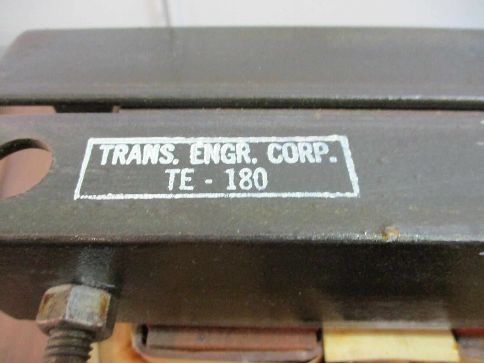 Trenco 3Ph Inductor TE-180 120uH 60Hz 167A Used