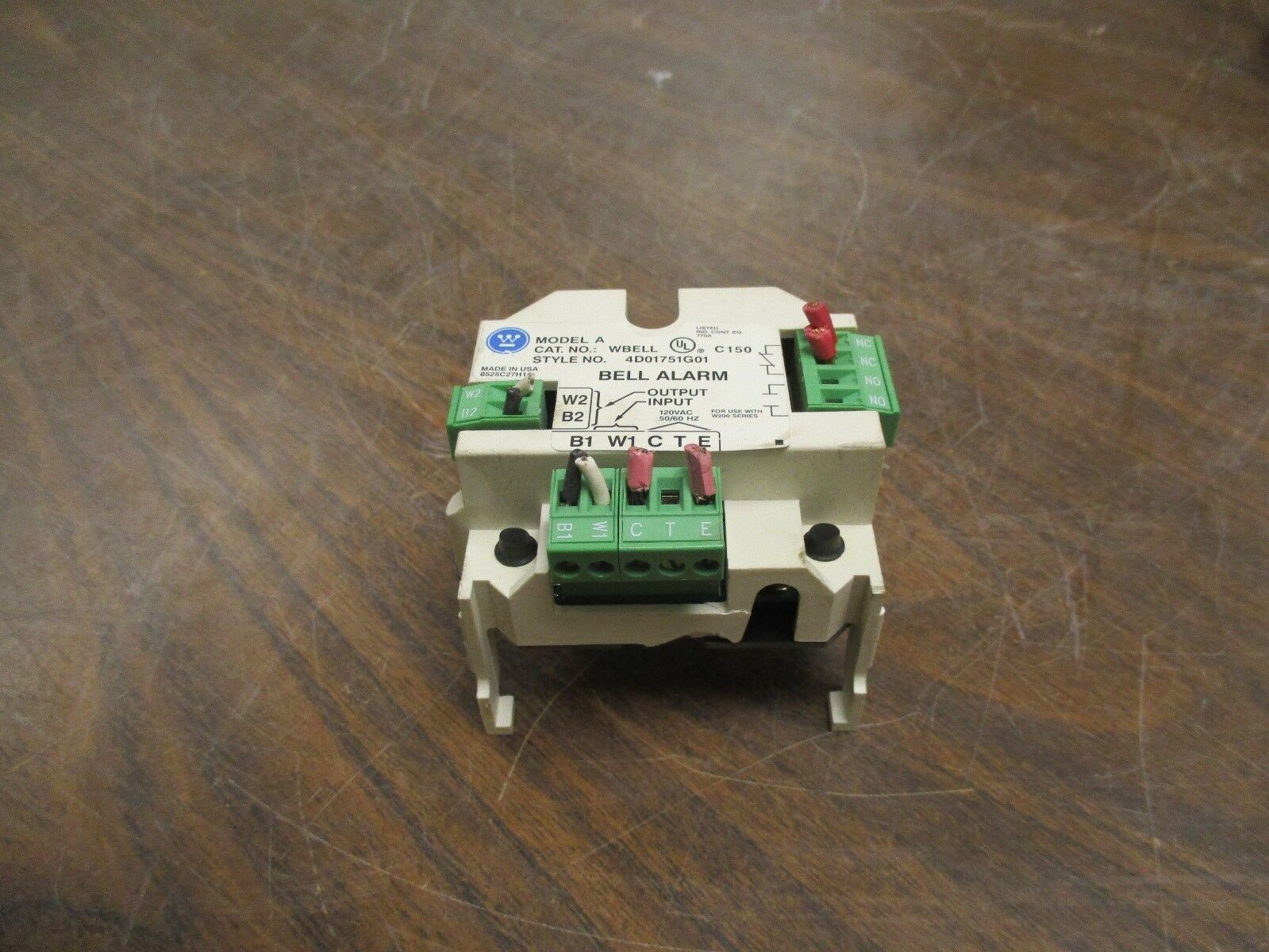 Westinghouse Bell Alarm 4D01751G01 Rev. 3 120V 50/60Hz *Chipped Side* Used
