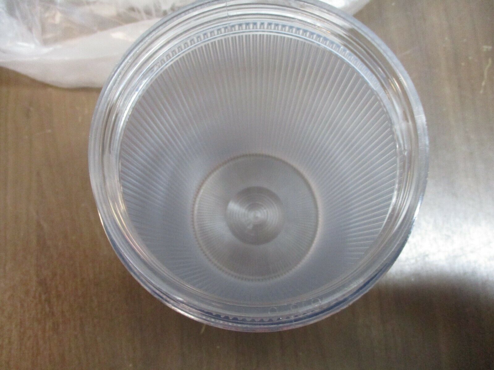 RAB 200 Series Permaglobe GL200PG Clear Prismatic Flat Bottom New Surplus