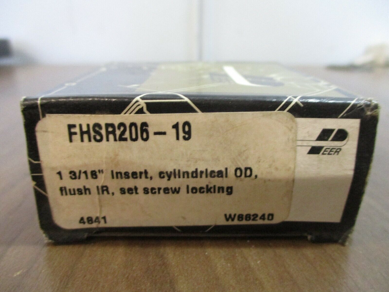 Peer Bearing FHSR206-19 1 3/16" Insert New Surplus