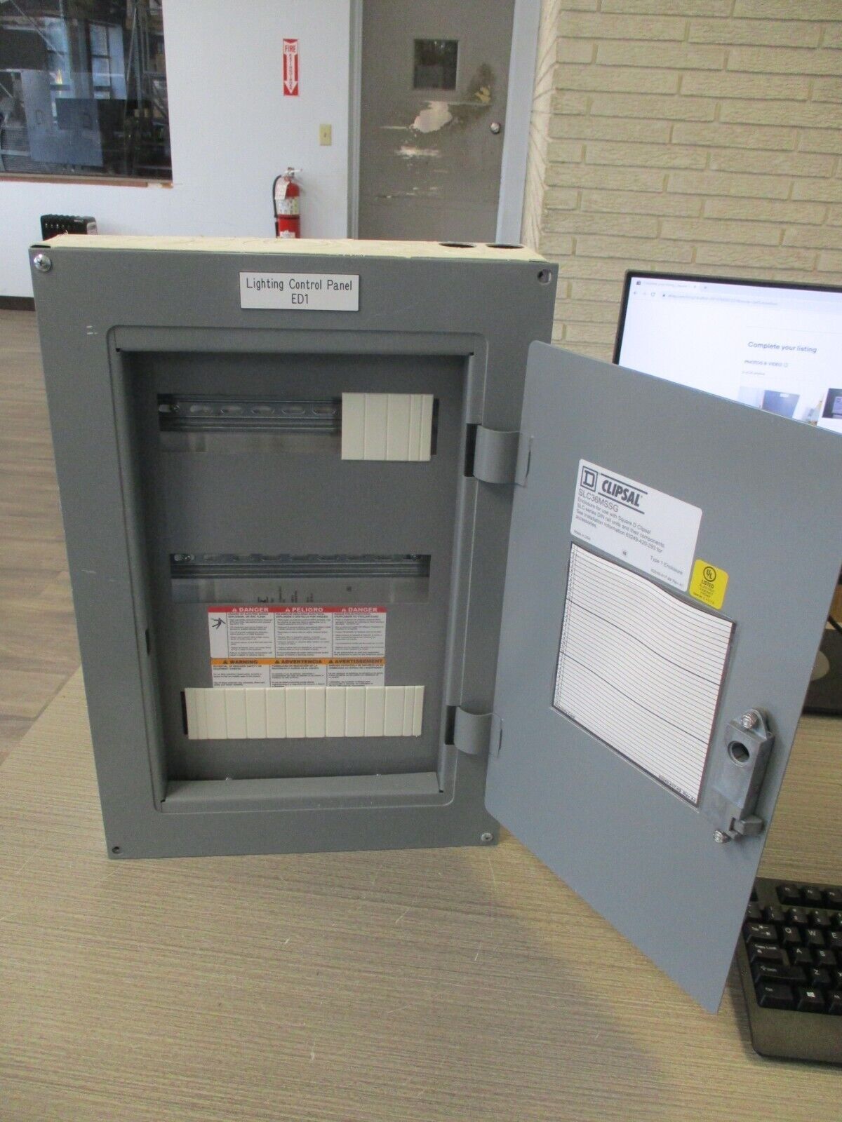 Square D Clipsal Enclosure SLC36MSSG Type 1 Enclosure. Used.