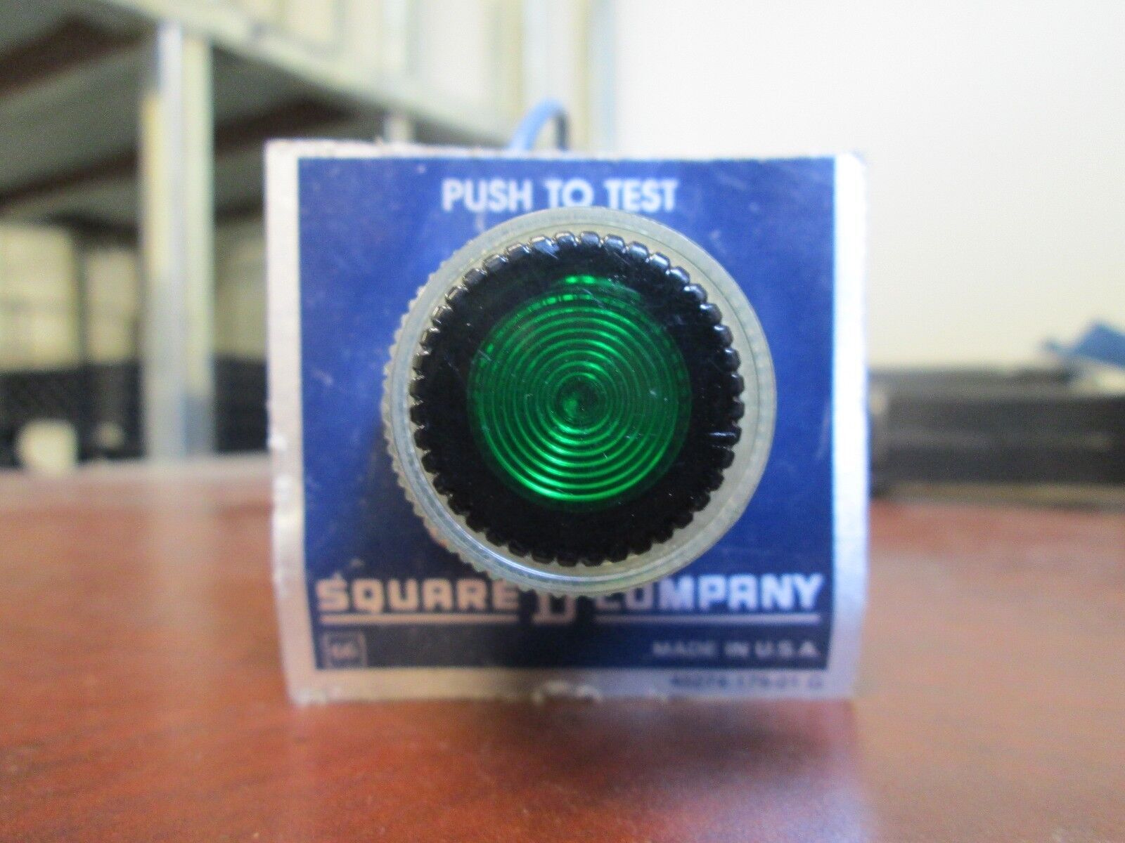 Square D Push Button 9001 KM38 120V Green Used