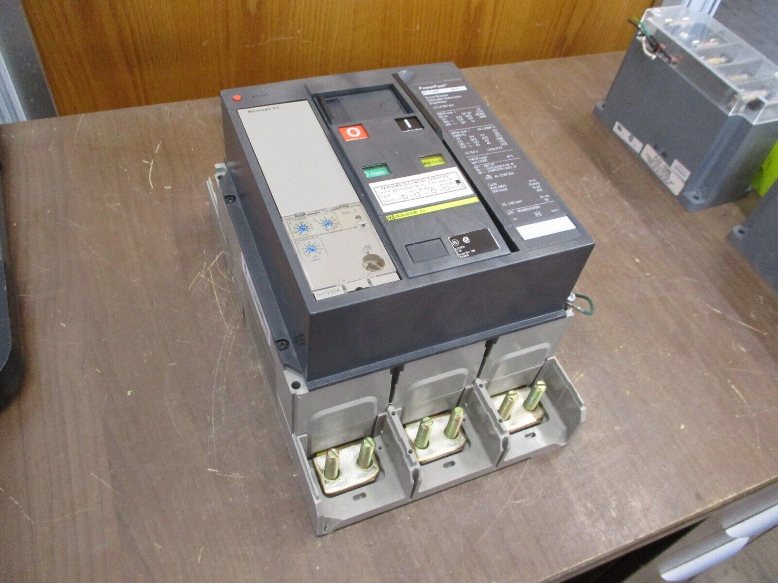 Square D PowerPact Circuit Breaker PL 1200 1200A 480V 60Hz MicroLogic 3.0 Trip