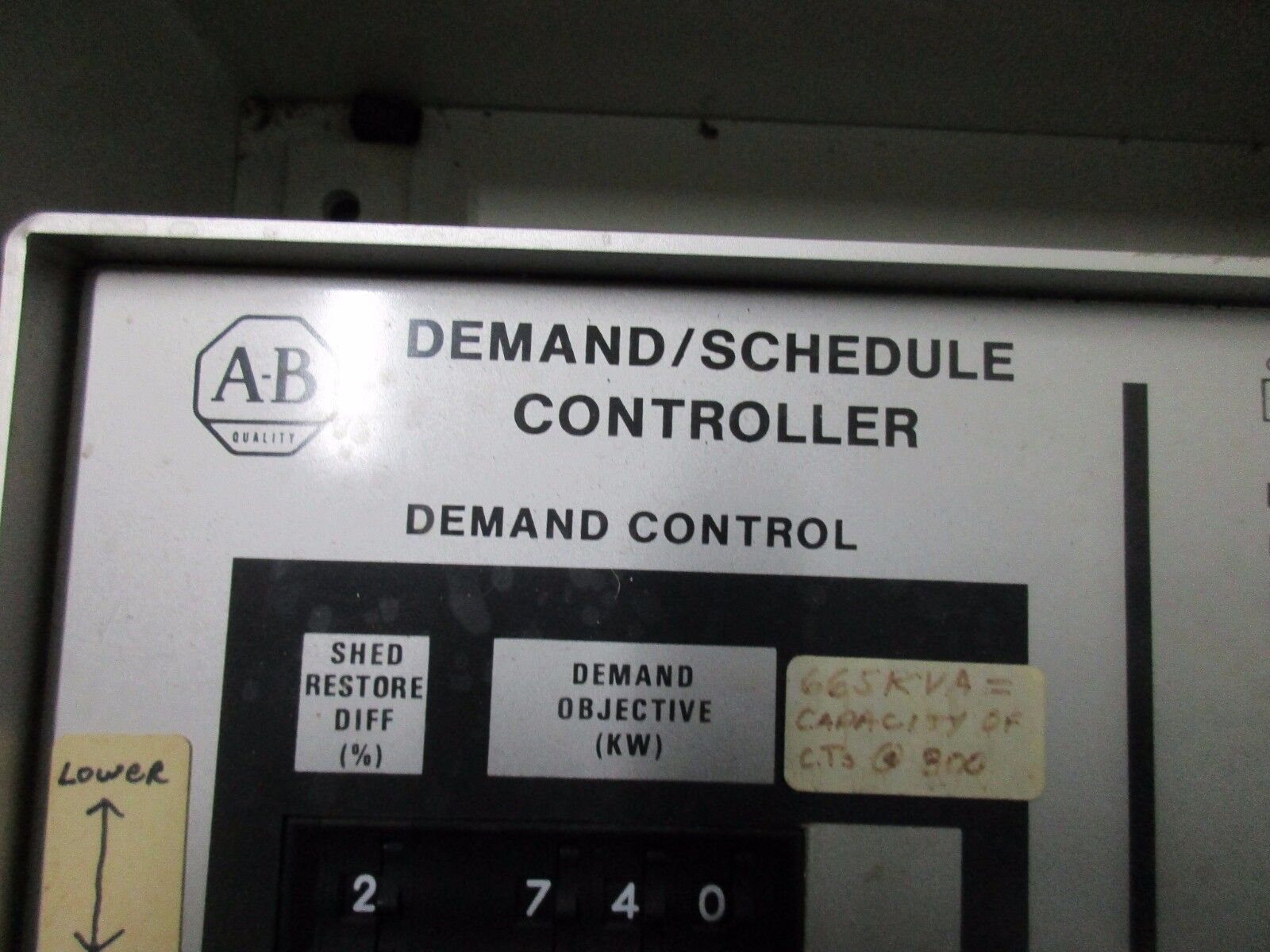 Allen-Bradley Demand/Schedule Controller 1820-A0D8 Ser. A Used