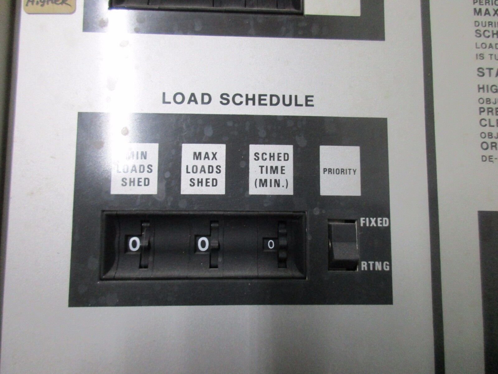 Allen-Bradley Demand/Schedule Controller 1820-A0D8 Ser. A Used