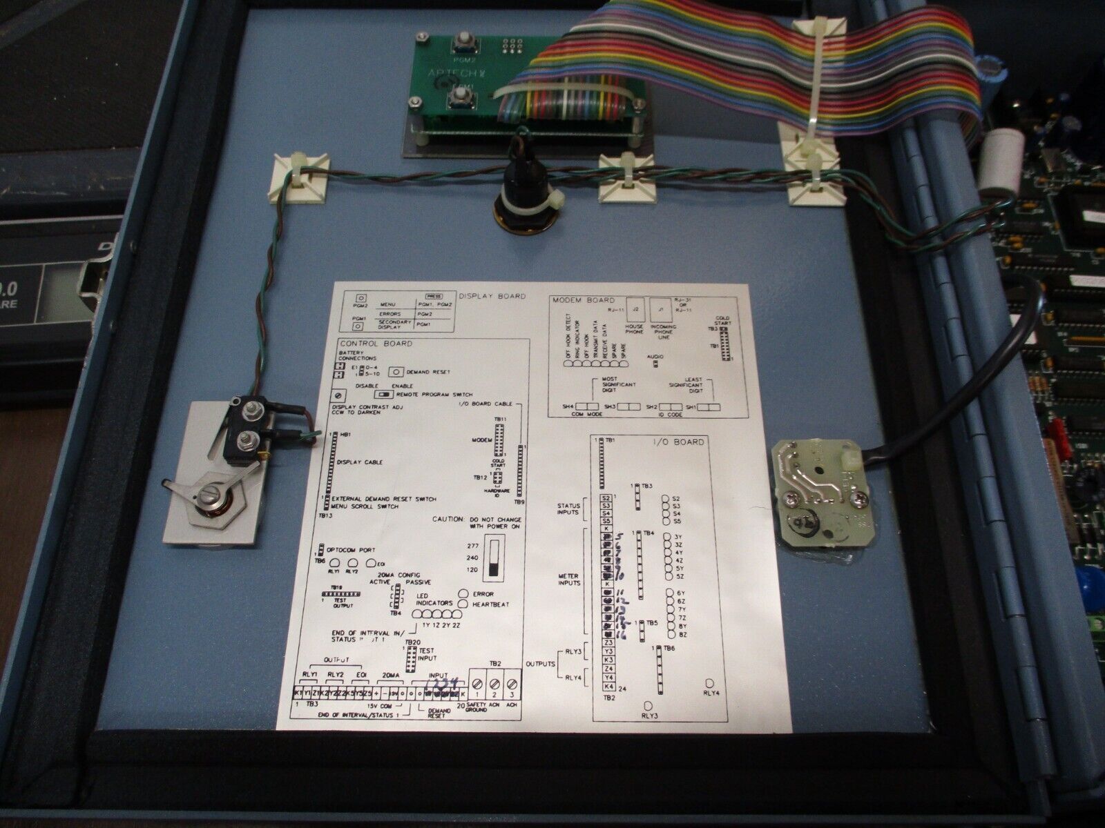 Aptech Totalizer Recorder TR-804 120/240/277V 60Hz Pulse Rate: 10/Sec Used