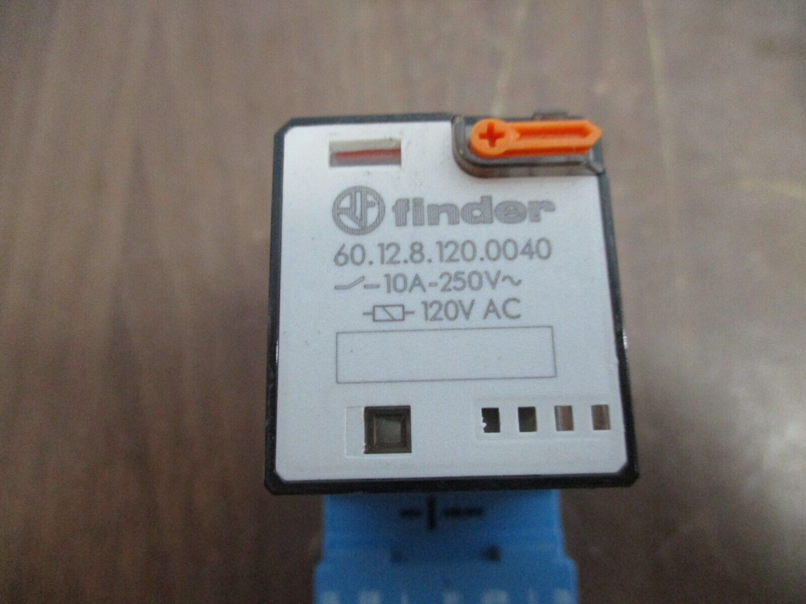Finder Relay 60.12.8.120.0040 120V Coil w/ Base Used