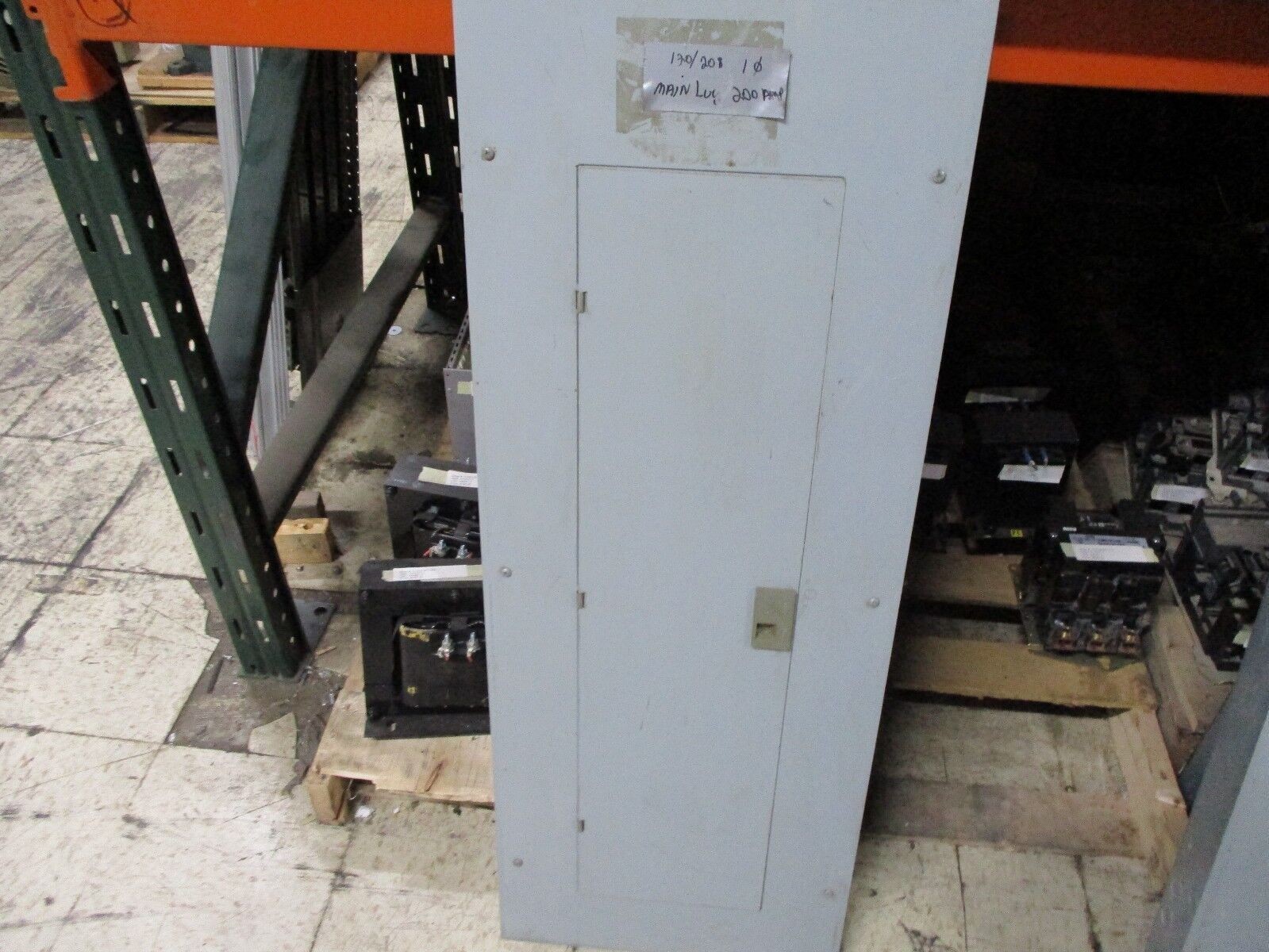 GE Main Lug Circuit Breaker Panel TLM4020CCU MOD6 200A Max 120/208V 1Ph Used