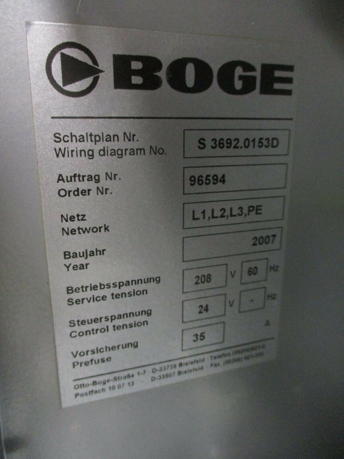 Giesecke & Devrient LVM.L Vacuum Pump 244074001 3.84kW/5HP 302 L/Min Used