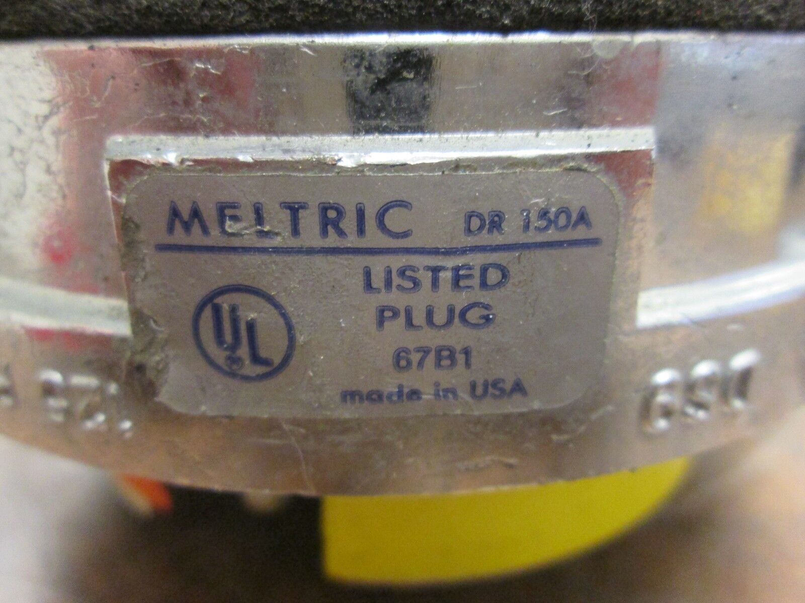 Meltric Connector 67B1 B0 480V Used