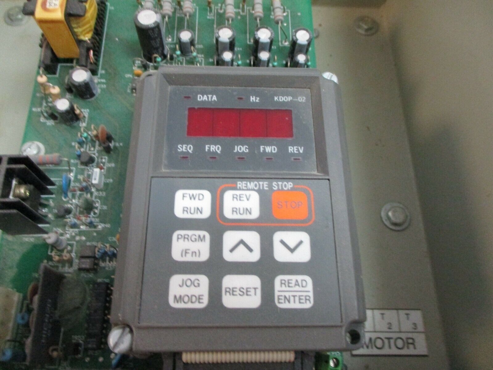 Motortronics AC Drive KP1-401-E-GF 1HP 400V 2.3A Nema 4X *Missing Front Switch*