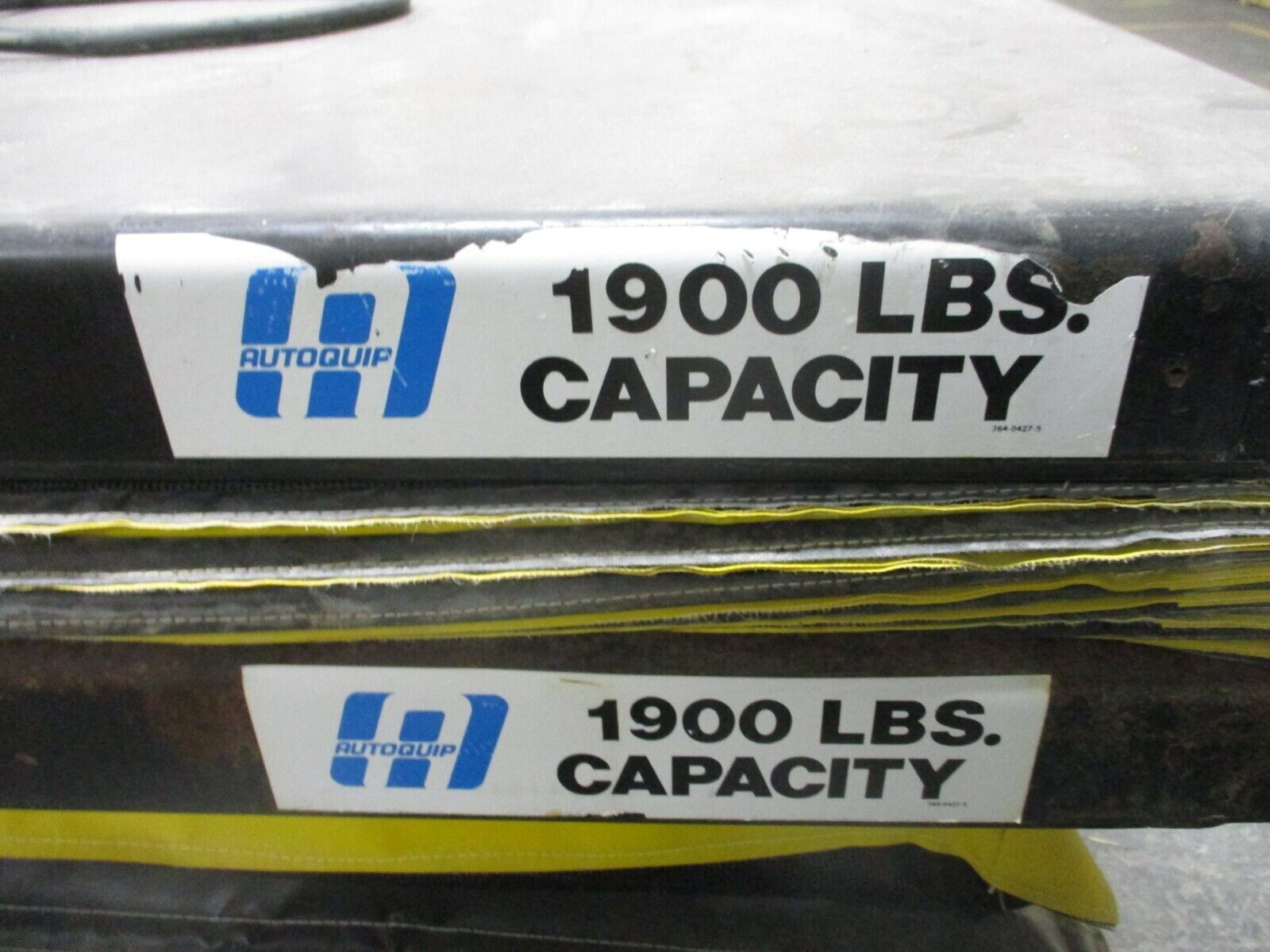 Autoquip Hydraulic Lift Table w/ Accordion Skirt 1900lbs Capacity 480V 3Ph Used