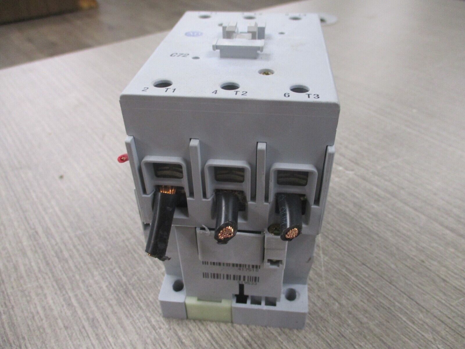 Allen-Bradley Contactor 100-C72*00 Ser. B 120V Coil 90A 600V w/ Aux Contact Used