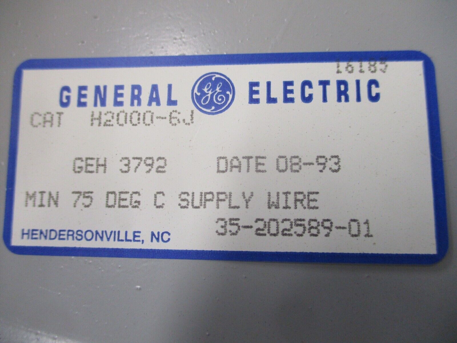 GE Filtr Gard Cover/Mounting H2000-6J Angled Stanchion *New Surplus*