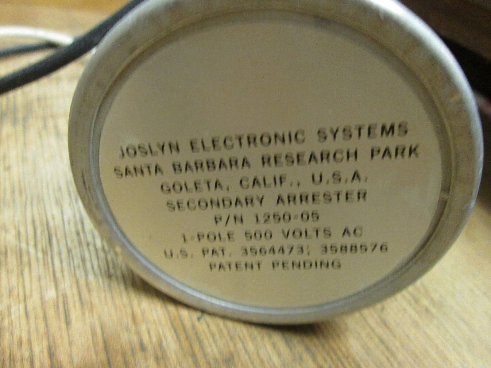 Joslyn Electronic Secondary Arrester 1250-05 500VAC 1P Used