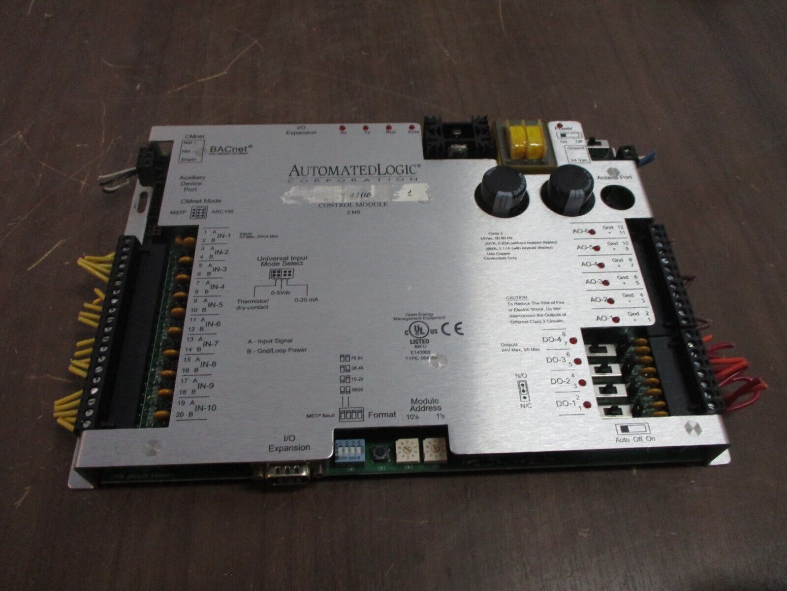 Automated Logic Control Module M4106 2MB Used