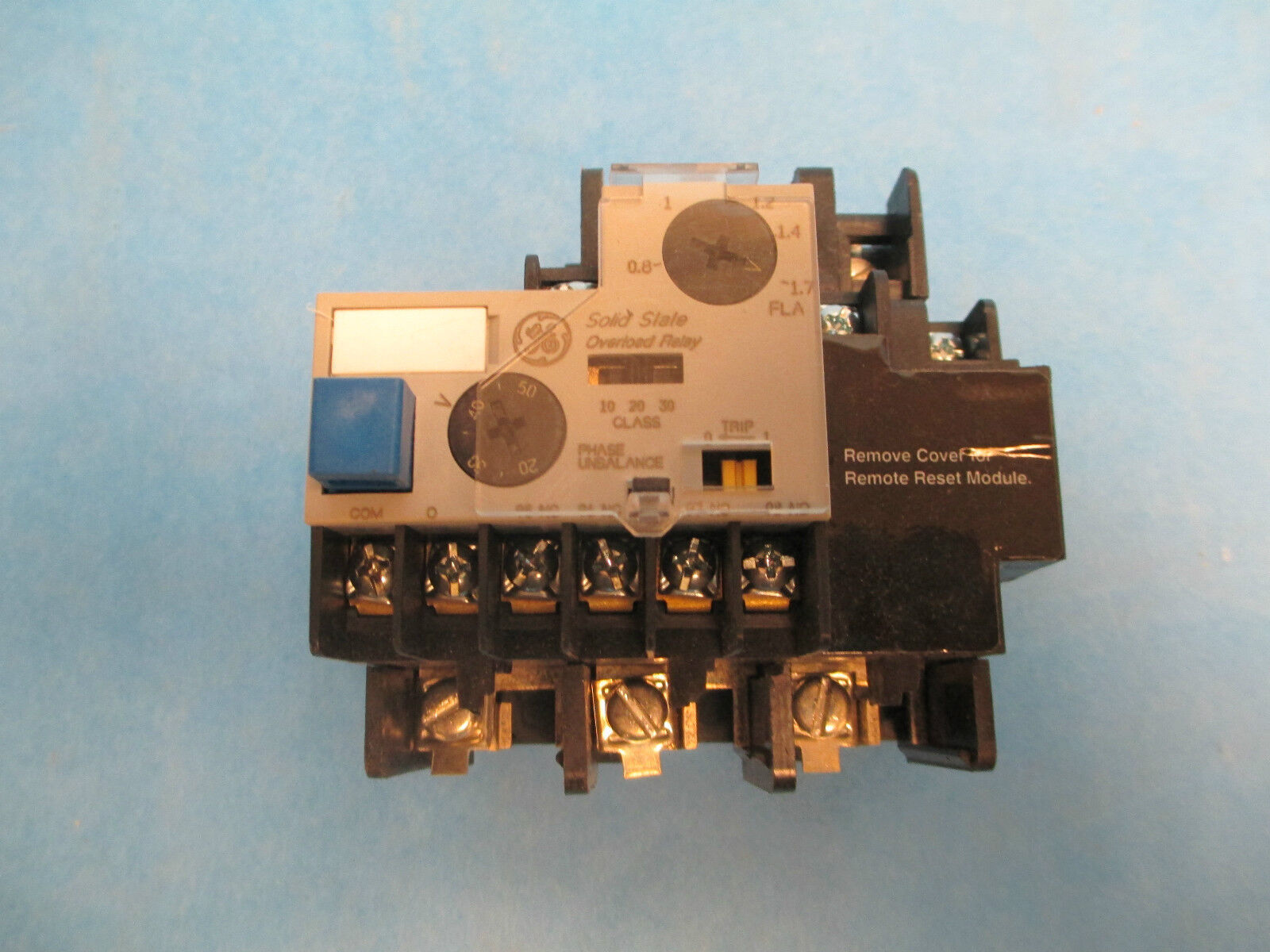 GE Solid State Overload CR324CXDS, .8-1.7A 600V 3P Used