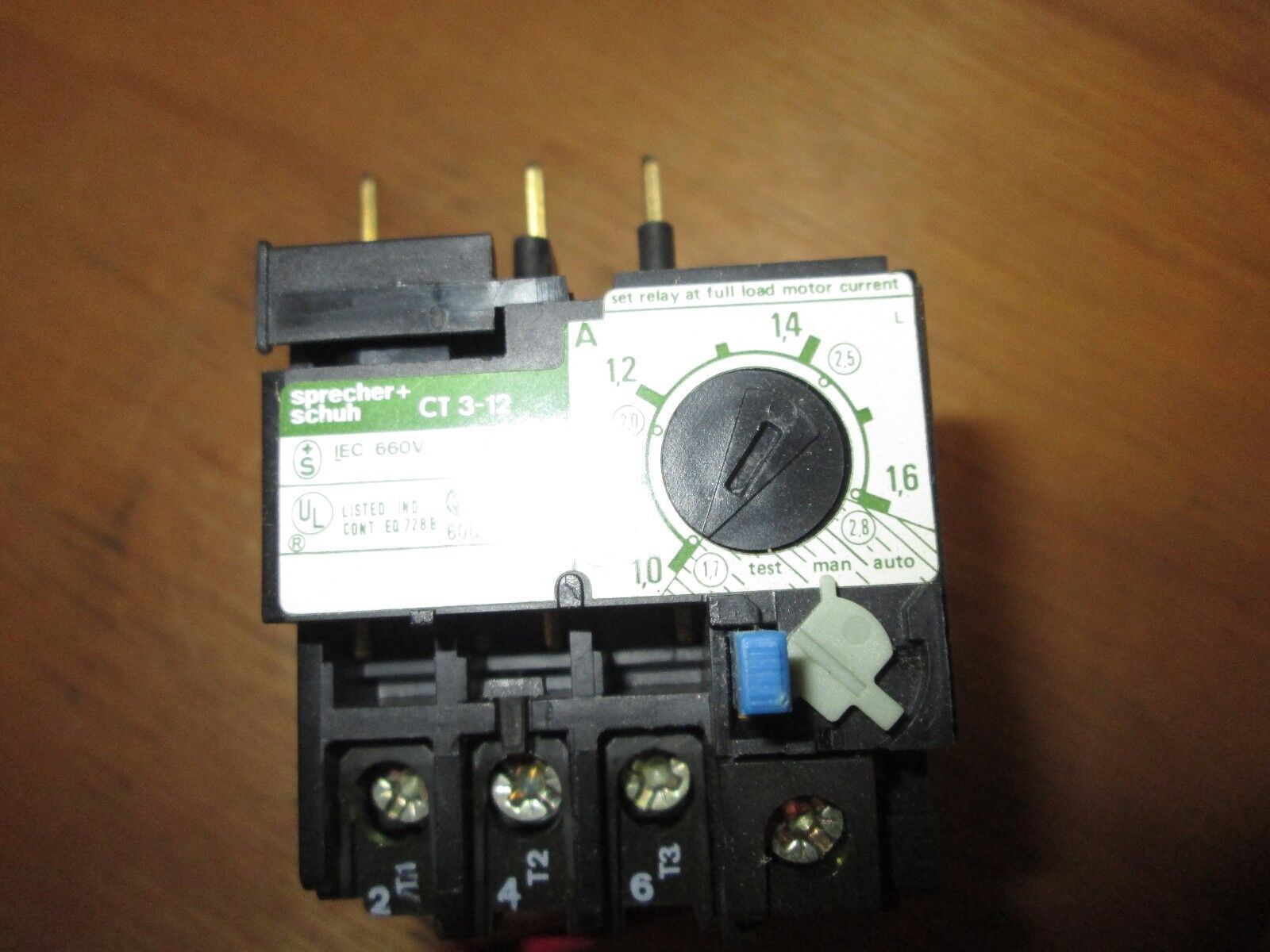 Sprecher + Schuh Solid State Overload Relay CT 3-12 Box of 10 1-1.6A range