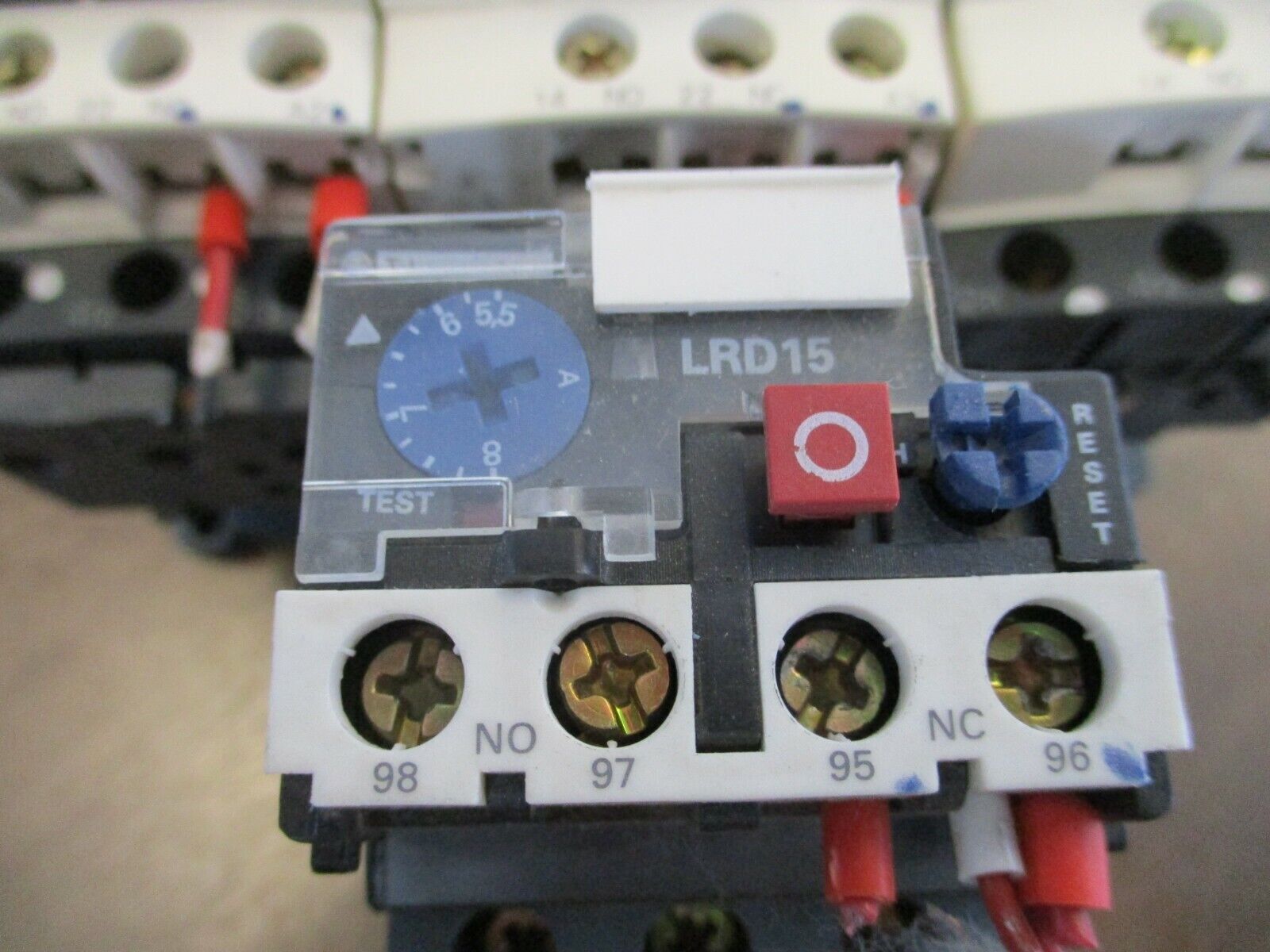 Telemecanique Starter LC1 D09/LRD1512 120V Coil Trip: 5.5-8A 600V Used