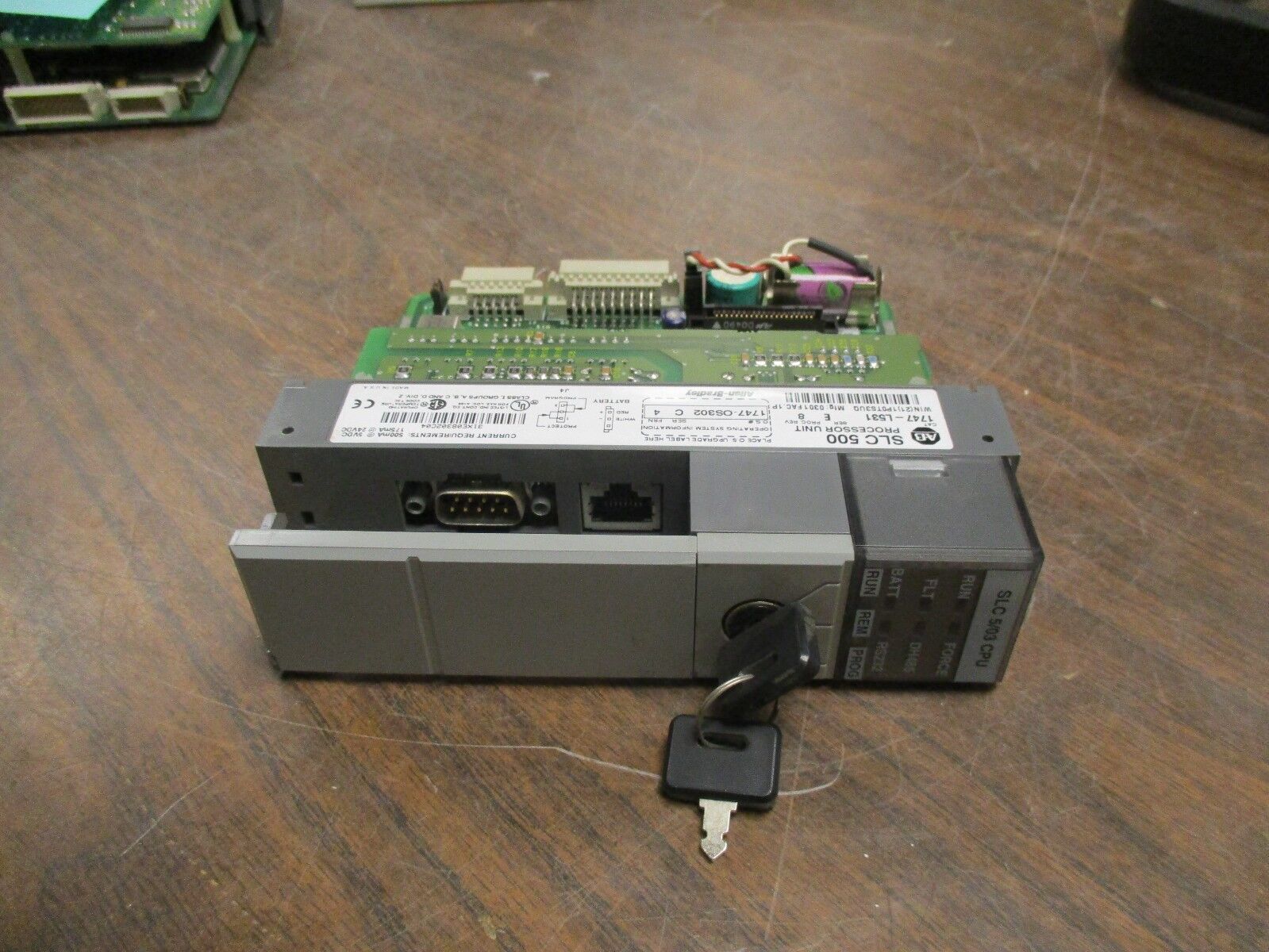 Allen-Bradley SLC 500 Processor Unit 1747-L531 Ser E Proc Rev 8 Used