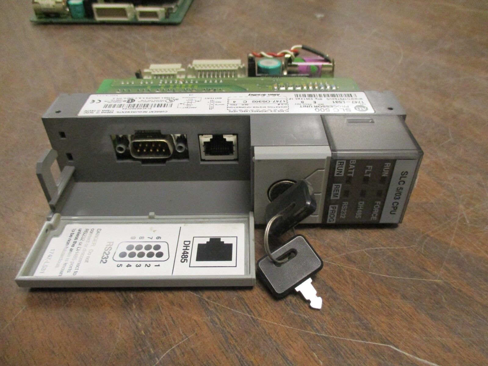 Allen-Bradley SLC 500 Processor Unit 1747-L531 Ser E Proc Rev 8 Used
