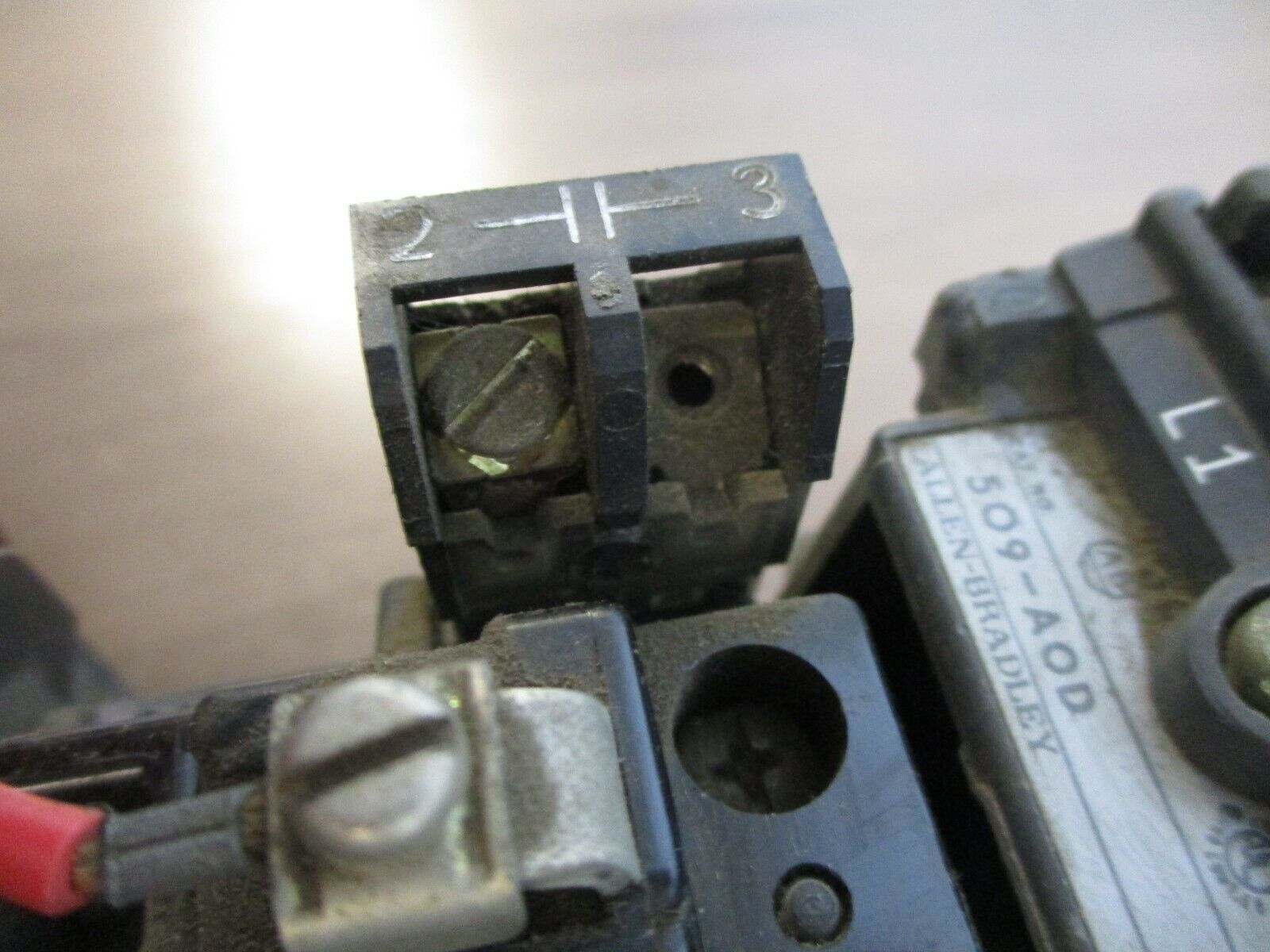 Allen-Bradley Starter 509-AOD 115-120V Coil Size 0 600V Used