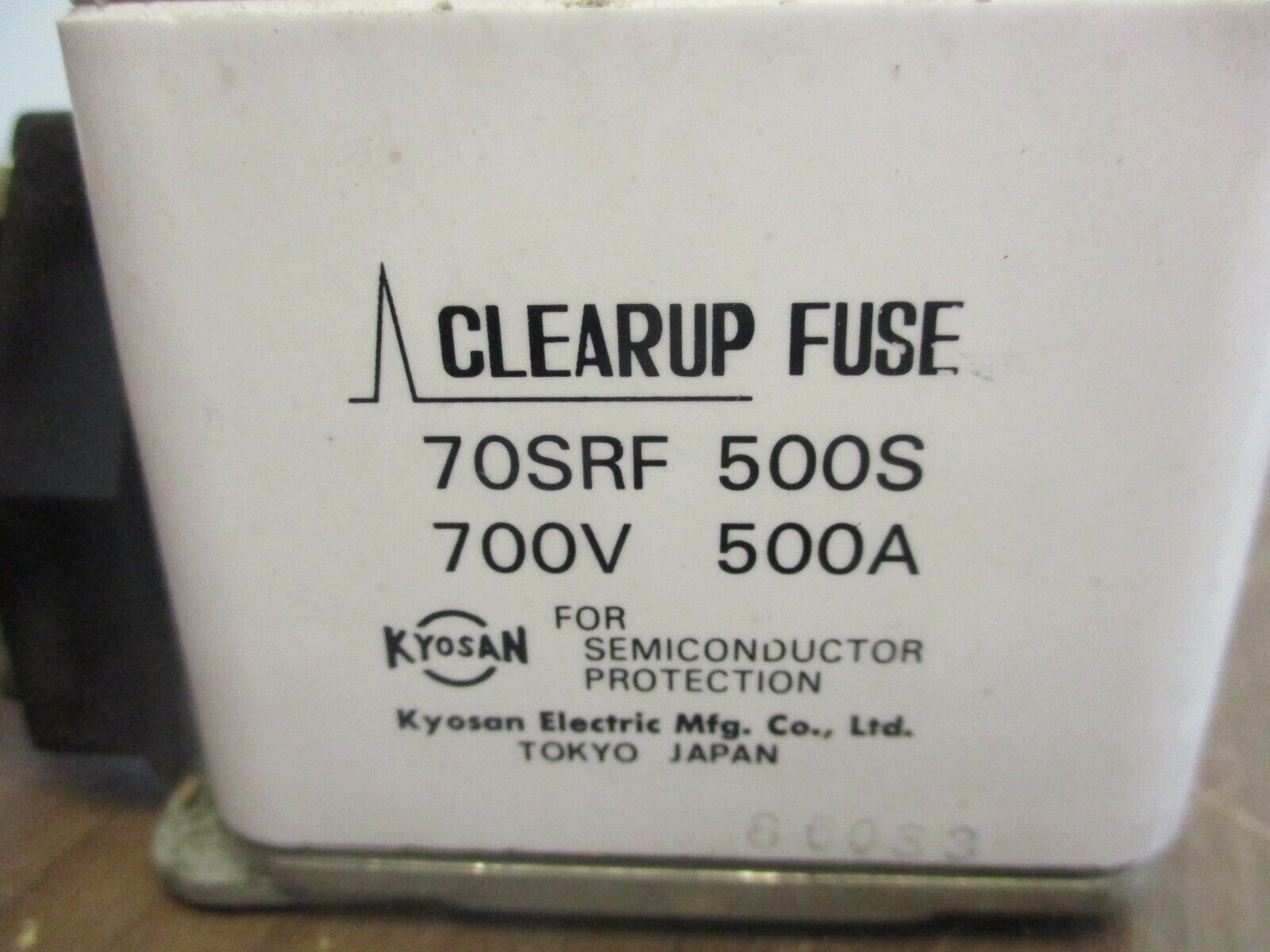 Kyosan Clearup Fuse 70SRF 500S 500A 700V Used