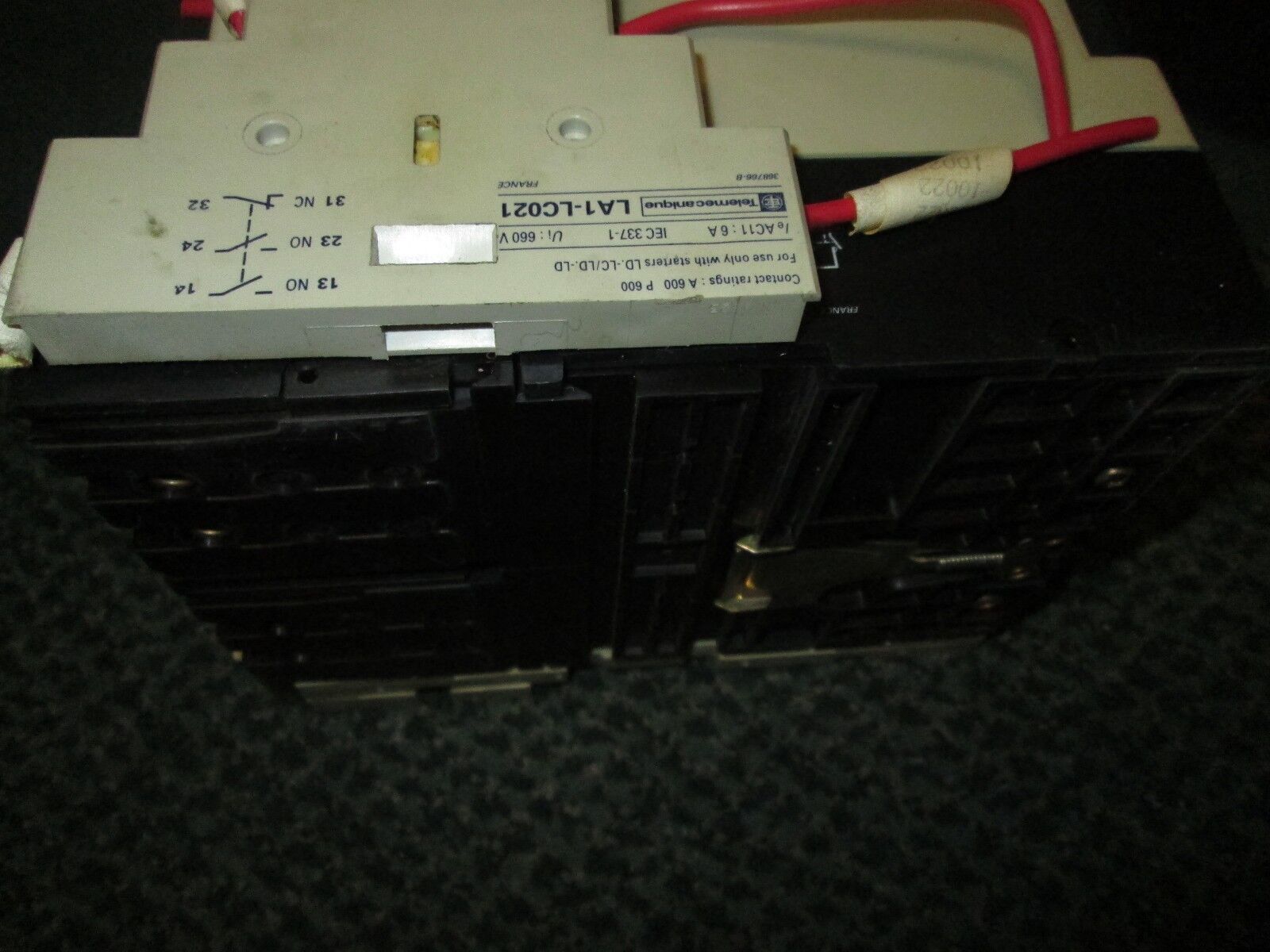 Telemecanique Combination Motor Controller LD5-LC010 integral 32 Used