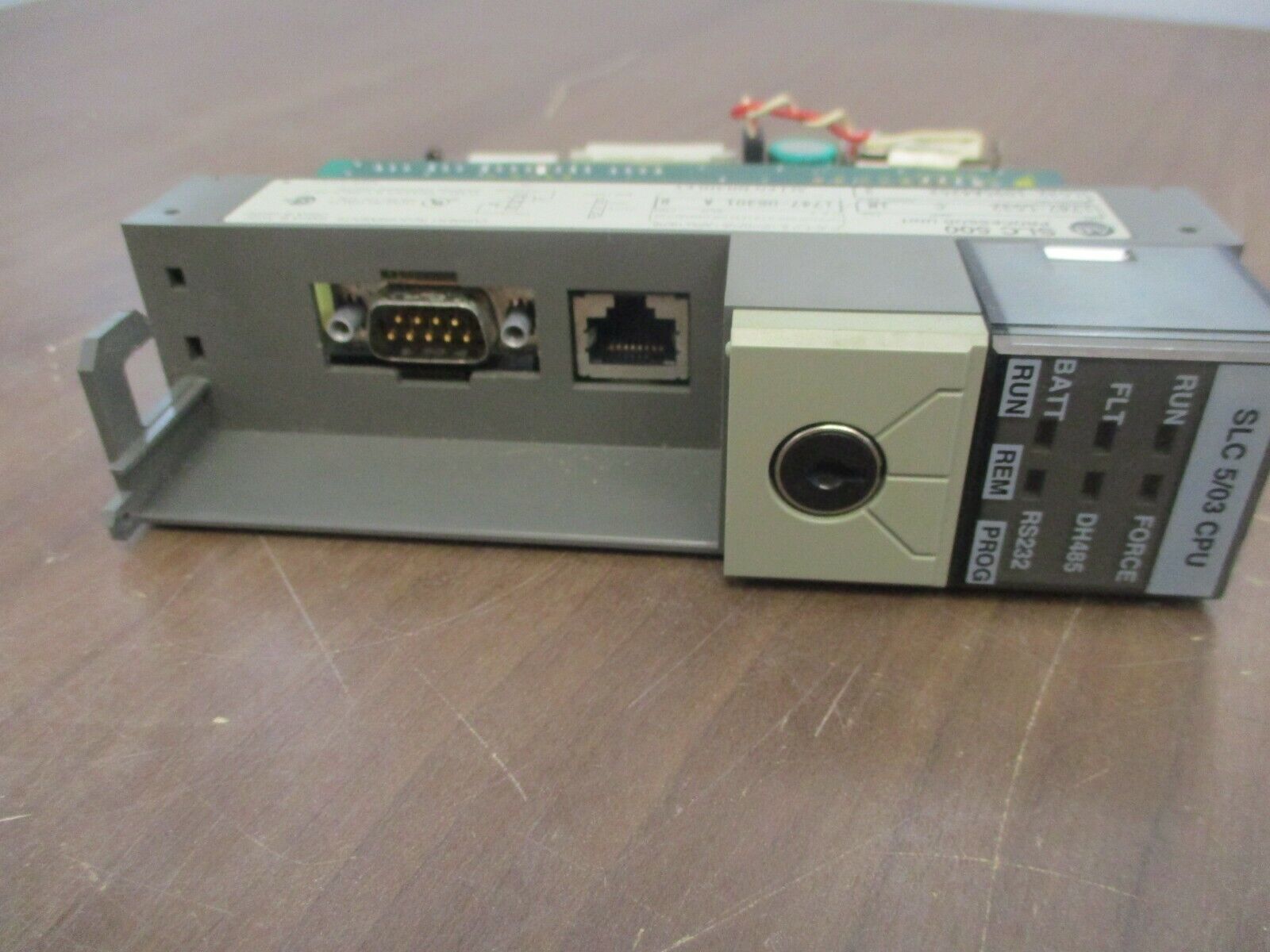 Allen-Bradley SLC 500 Processor Unit 1747-L532 Ser. C FAC:1M Proc. Missing Cover