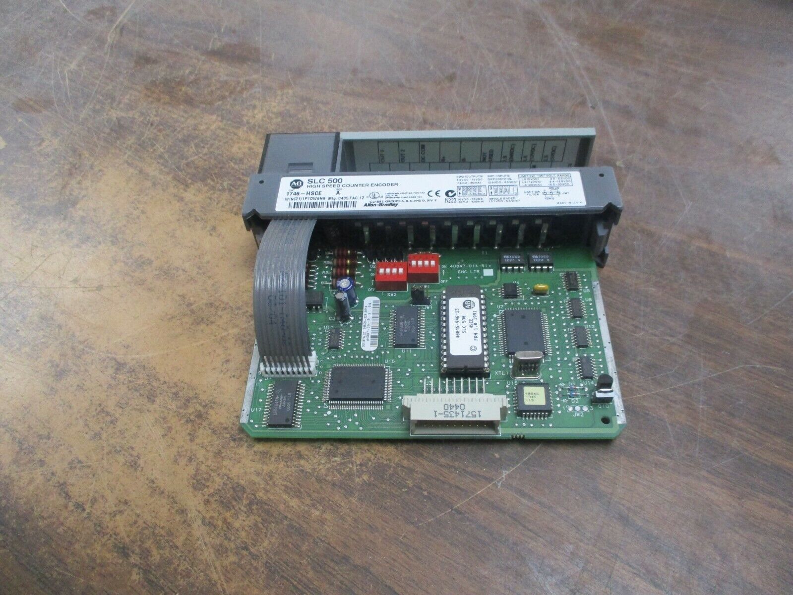 Allen-Bradley SLC 500 High Speed Counter Encoder 1746-HSCE Ser. A Used