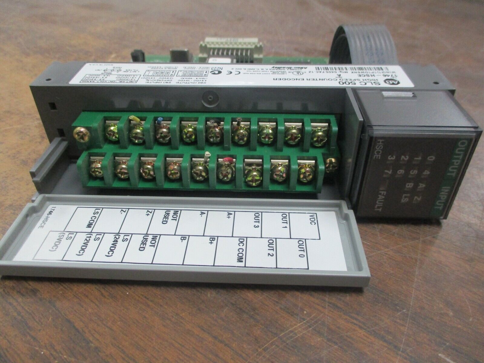 Allen-Bradley SLC 500 High Speed Counter Encoder 1746-HSCE Ser. A Used