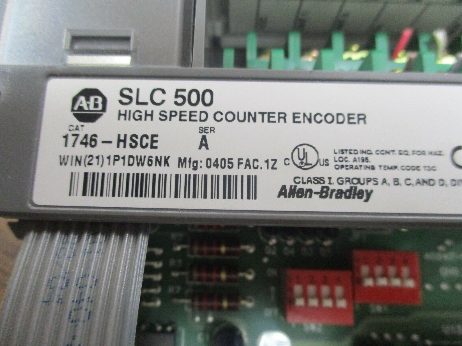 Allen-Bradley SLC 500 High Speed Counter Encoder 1746-HSCE Ser. A Used