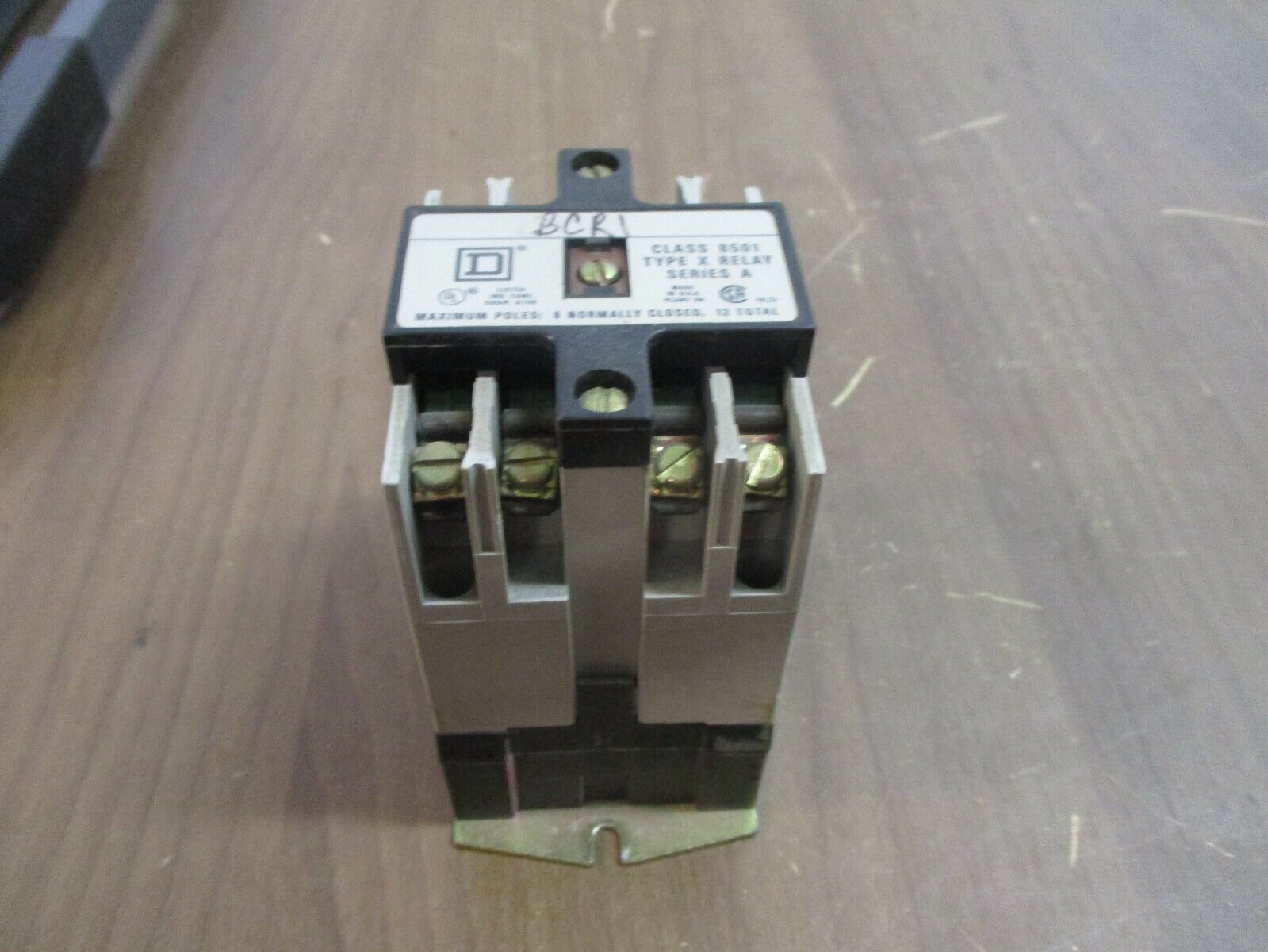 Square D Control Relay 8501 X0 40 9450 Ser. A 120V Coil 20A 600V Used