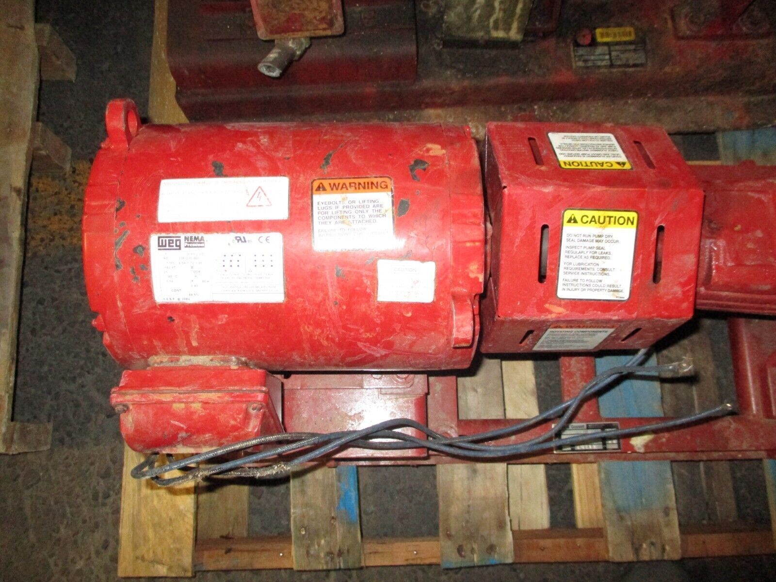 Bell & Gossett Pump e-1510 SSF 9.5 2BD 7.375 3HP 1800RPM 127GPM 51 FT Head Used