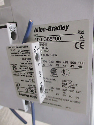 Allen-Bradley Contactor 100-C85*00 Ser. A 120V Coil 100A 600V Used