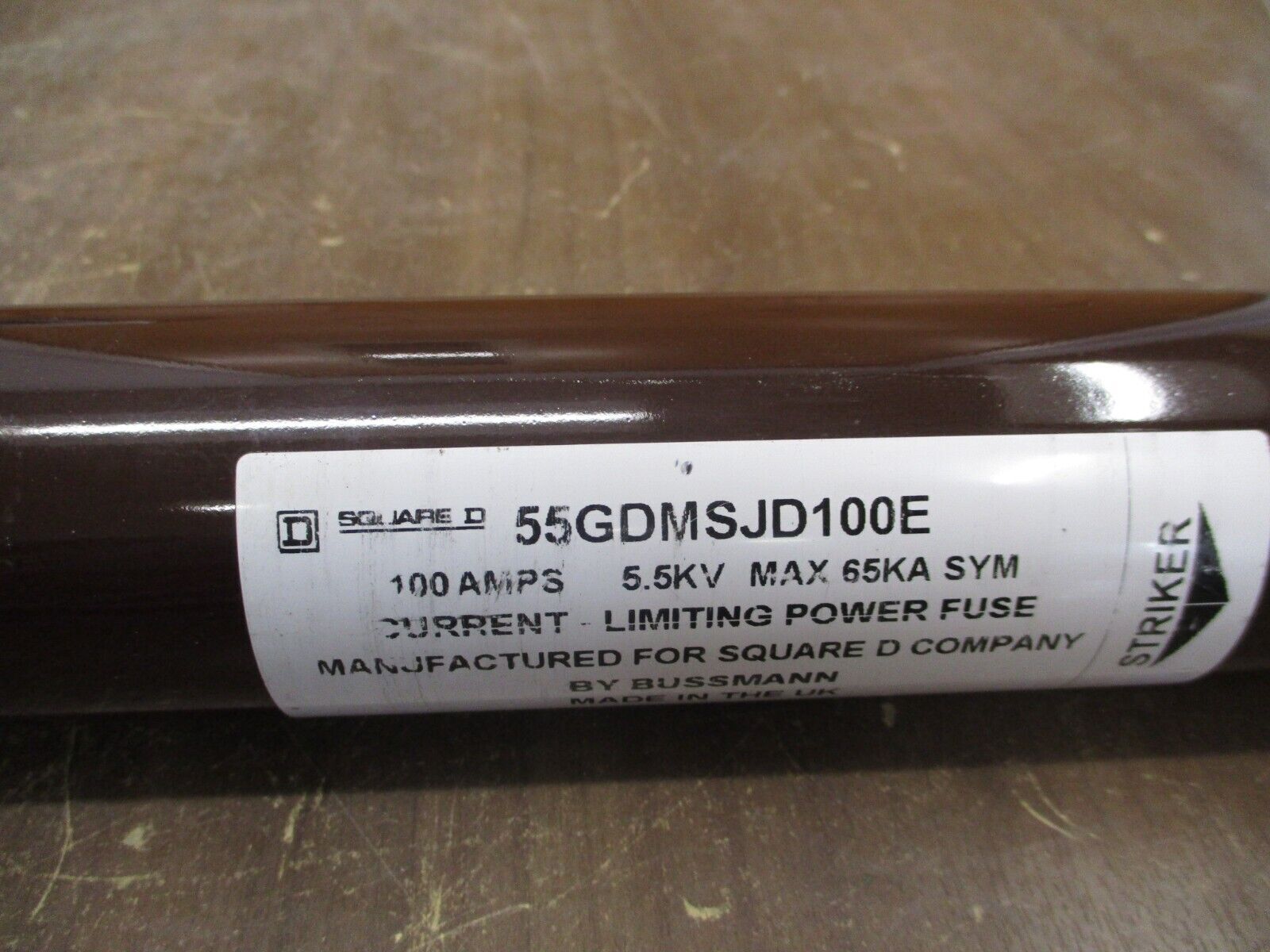 Square D Fuse 55GDMSJD100E 100A 5.5kV Used