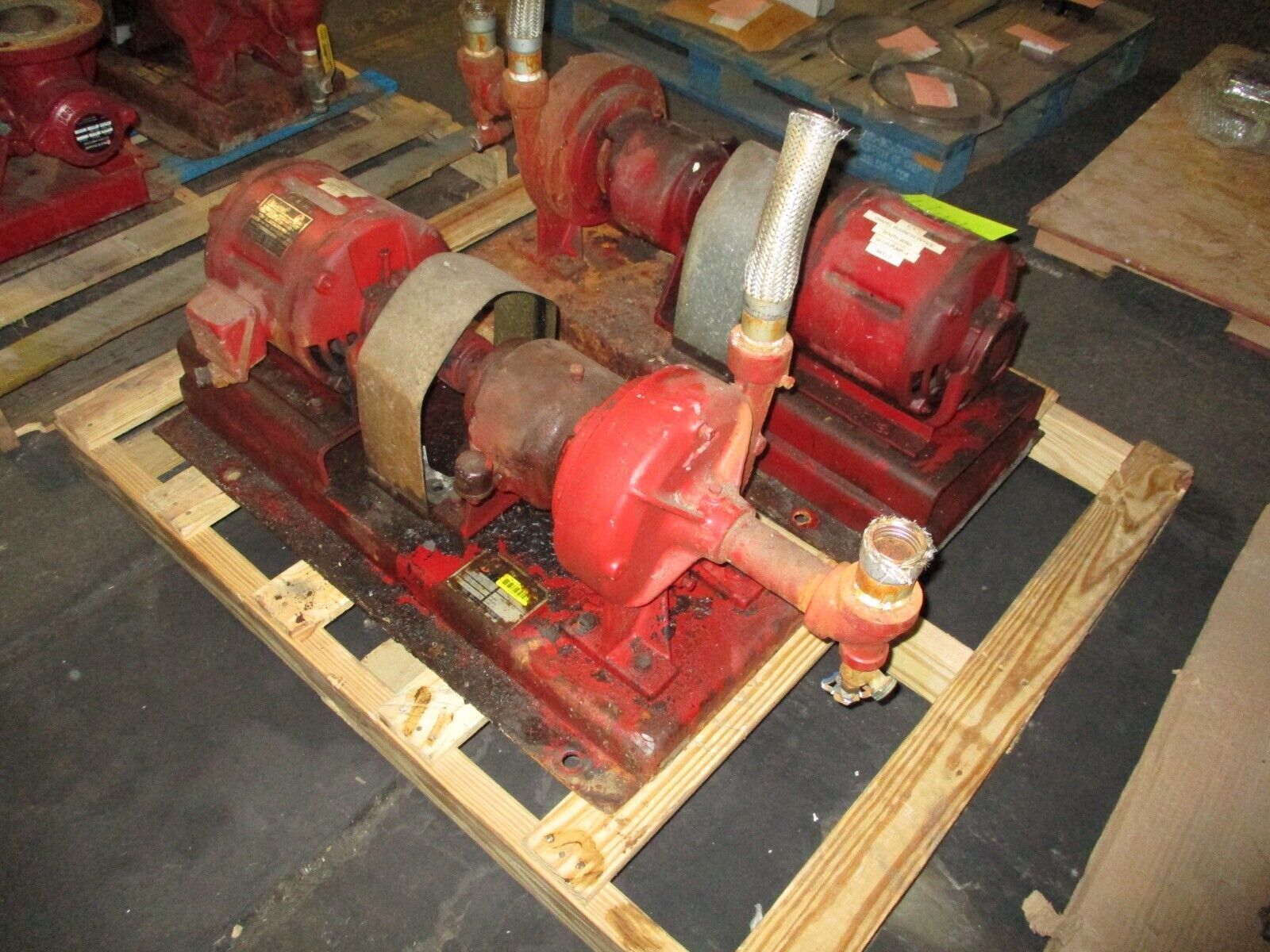 Bell & Gossett Pump 1-1/4AB 6-3/4BF 1.5HP 1750RPM 53GPM 40ft Head Used