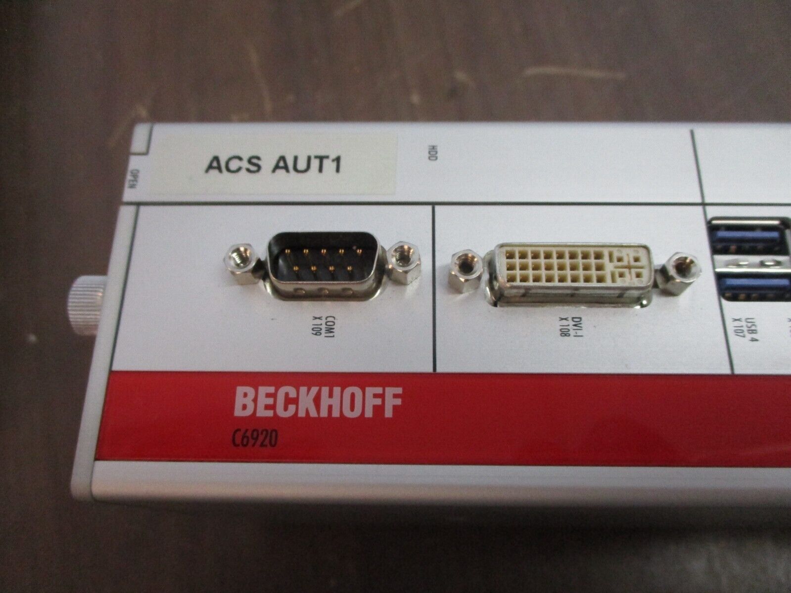 Beckhoff C6920 Industrial PC C6920-1107-0050 MB: CB3060-0007 24VDC Used